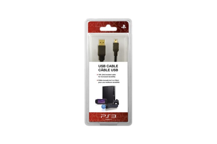 PlayStation 3 Controller Charge Cable [10FT] - Accessories | VideoGameX
